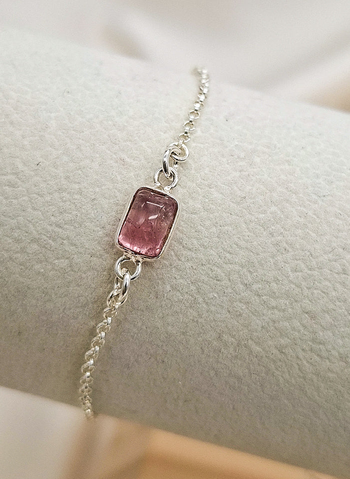 Pulsera Rosa de Luz en plata 925 | Pétalos de Plata