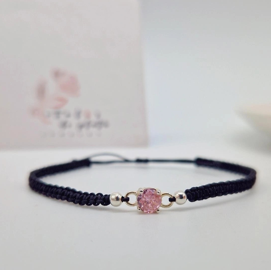 Pulsera circonita rosa