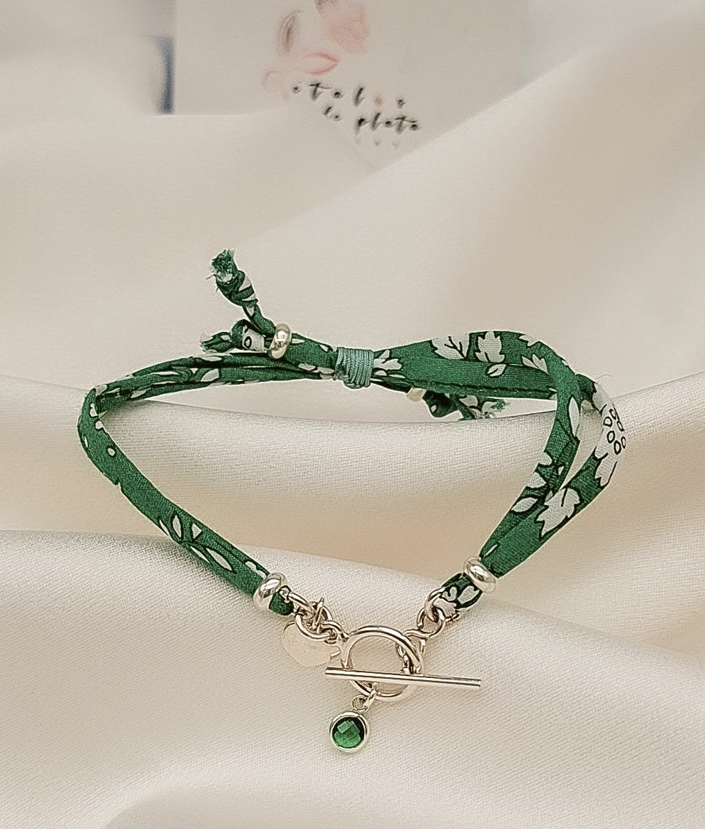 Pulsera  Liberty Raíz Esmeralda